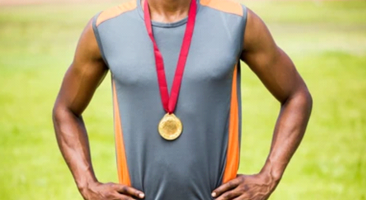 Home 3 medal arround neck