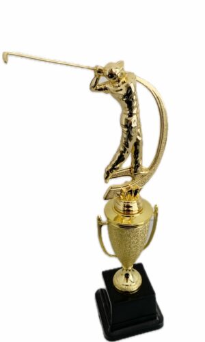GOLF ALL STAR SWING MALE TROPHY 330MM HIGH