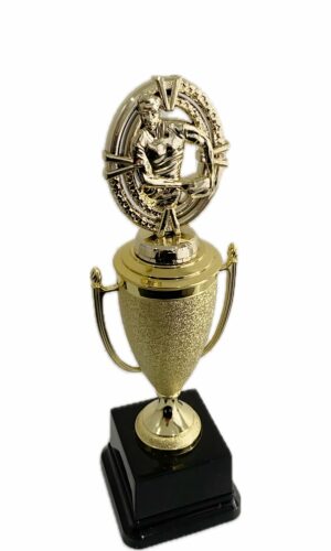 RUGBY PASS TROPHY 300MM HIGH