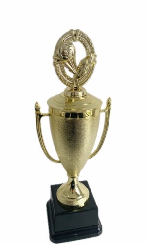 SOCCER BOOT & BALL TROPHY 350MM HIGH