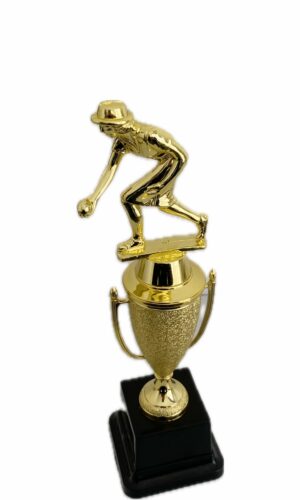 LAWN BOWLER FEMALE TROPHY 260MM HIGH