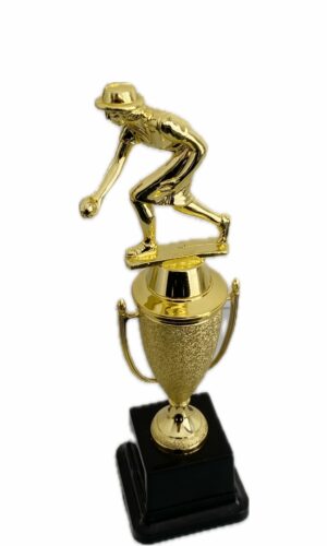 LAWN BOWLER FEMALE TROPHY 280MM HIGH
