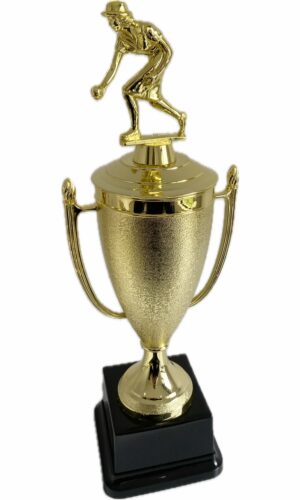 LAWN BOWLER FEMALE TROPHY 400MM HIGH
