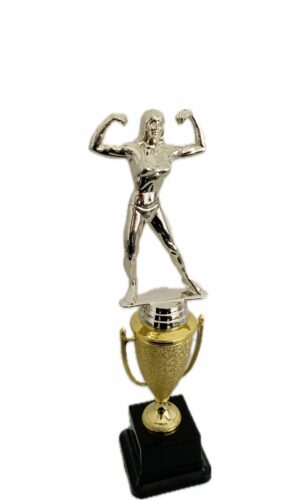 BODY BUILDING FEMALE TROPHY 310MM HIGH