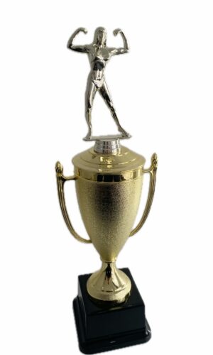 BODY BUILDING FEMALE TROPHY 440MM HIGH