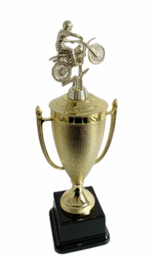 MOTORCYCLE TROPHY 370MM HIGH