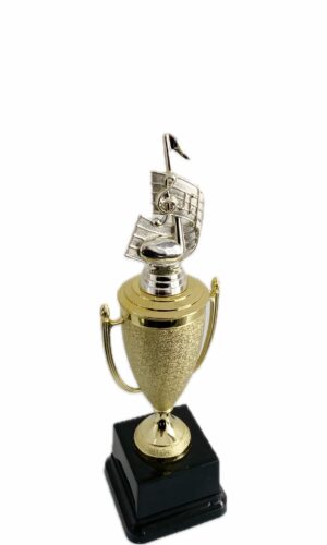 MUSIC NOTE TROPHY 310MM HIGH