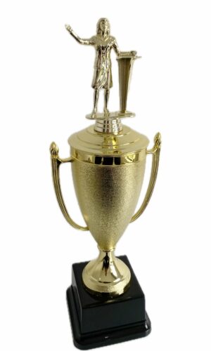 PUBLIC SPEAKER FEMALE TROPHY 370MM HIGH