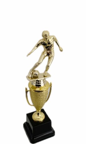 SOCCER DRIBBLER MALE TROPHY 290MM HIGH