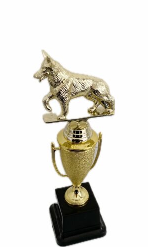 GERMAN SHEPHERD DOG TROPHY 250MM HIGH