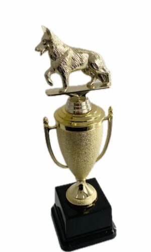 GERMAN SHEPHERD DOG TROPHY 300MM HIGH