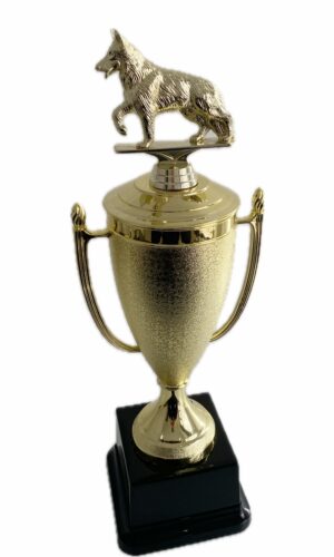 GERMAN SHEPHERD DOG TROPHY 350MM HIGH