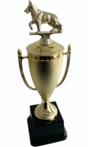 GERMAN SHEPHERD DOG TROPHY 390MM HIGH
