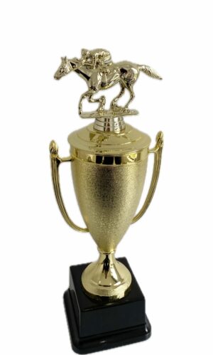RACE HORSE TROPHY 340MM HIGH