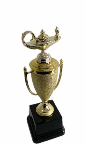 LAMP OF KNOWLEDGE TROPHY 270MM HIGH