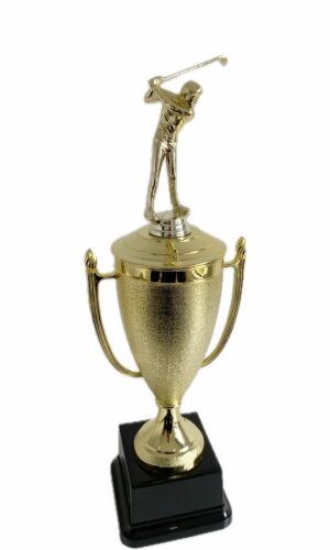 GOLFER MALE TROPHY 370MM HIGH