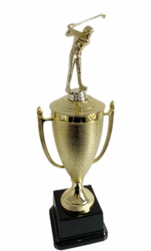 GOLFER MALE TROPHY 410MM HIGH