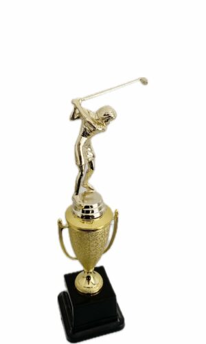 GOLFER FEMALE TROPHY 290MM HIGH