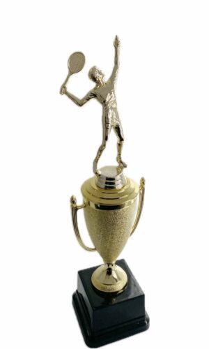TENNIS MALE TROPHY 350MM HIGH