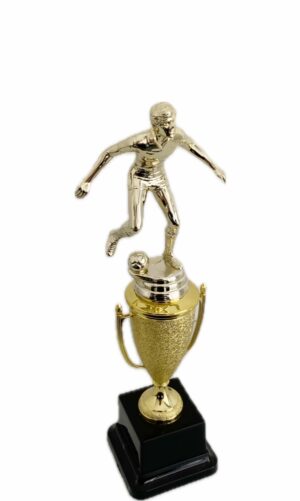 SOCCER PLAYER TROPHY 290MM HIGH