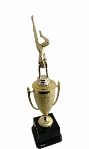GYMNASTICS HANDSTAND FEMALE TROPHY 360MM HIGH