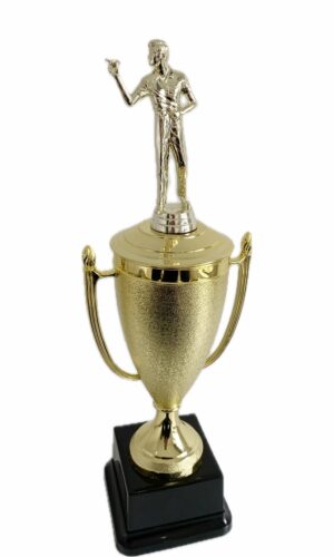 DART PLAYER MALE TROPHY 420MM HIGH