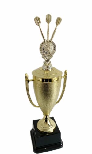TRIPLE DART AND BOARD TROPHY 400MM HIGH