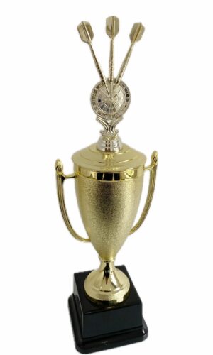TRIPLE DART AND BOARD TROPHY 440MM HIGH