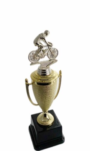 CYCLIST FEMALE TROPHY 300MM HIGH