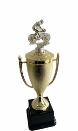 CYCLIST FEMALE TROPHY 350MM HIGH