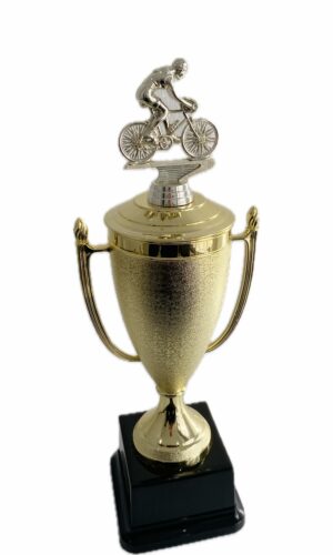 CYCLIST FEMALE TROPHY 390MM HIGH