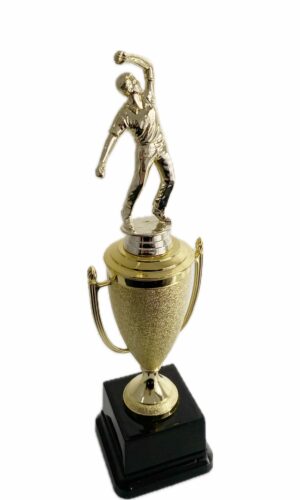 CRICKET BOWLER TROPHY 330MM HIGH