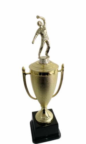 CRICKET BOWLER TROPHY 380MM HIGH