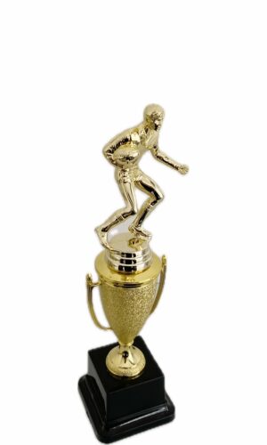 RUGBY RUNNER TROPHY 300MM HIGH