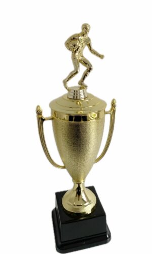 RUGBY RUNNER TROPHY 300MM HIGH