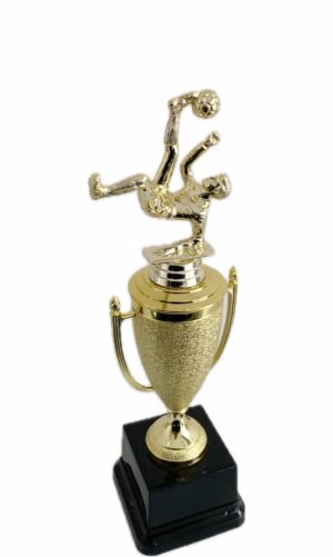 SOCCER BICYLE KICK TROPHY 320MM HIGH