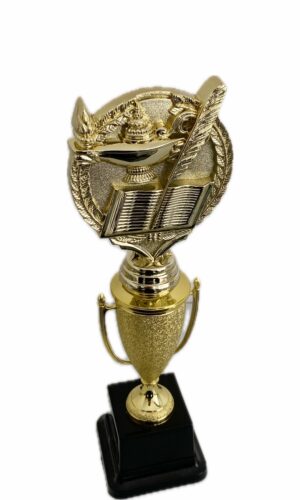 LAMP OF KNOWLEDGE WREATH TROPHY 300MM HIGH
