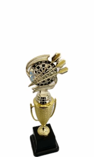 DART AND BOARD TROPHY 260MM HIGH