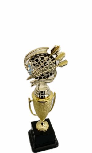 DART AND BOARD TROPHY 280MM HIGH