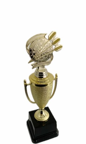 DART AND BOARD TROPHY 310MM HIGH