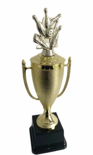 TENPIN BOWLING TROPHY 370MM HIGH