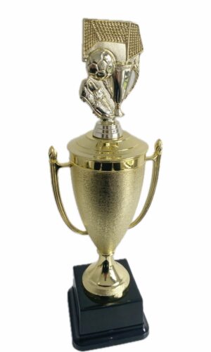 SOCCER THEME TROPHY 370MM HIGH