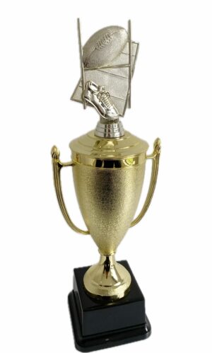 RUGBY THEME TROPHY 300MM HIGH