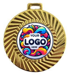 GOLD MEDAL 60MM WITH 40MM RECESS INCLUDES A 10MM RIBBON