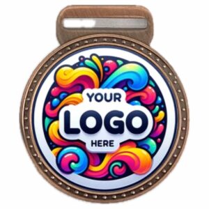 BRONZE MEDAL 52MM WITH 44MM RECESS INCLUDES A 10MM RIBBON