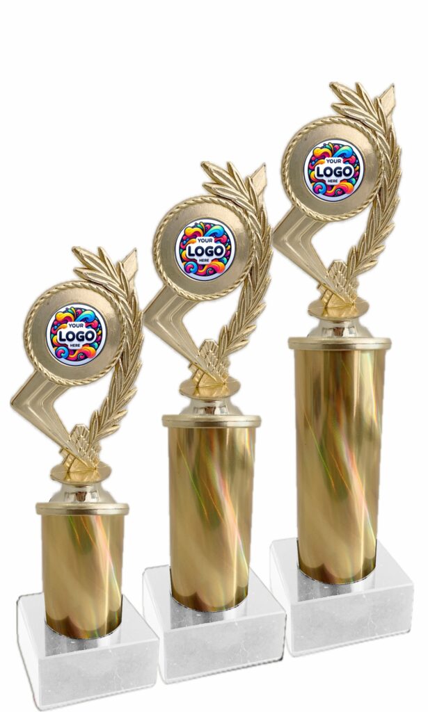 Titleholder Example Trophy ARROW HOLDER TROPHY ON COLUMN 195MM - 315MM (SOLD SEPERATLY) - Trophy Guy