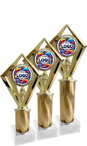 DIAMOND HOLDER TROPHY ON COLUMN 225MM - 345MM (SOLD SEPERATLY)