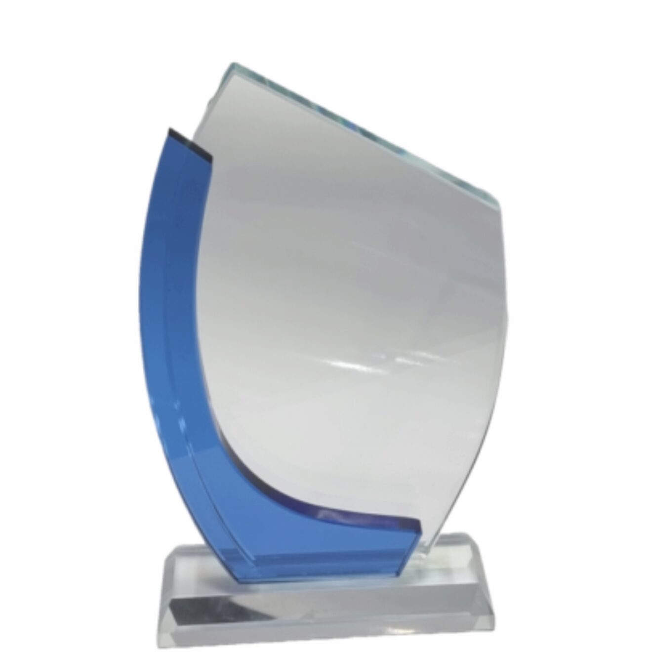 Trophy Riser Glass Glass Trophies - engraved glass awards for events