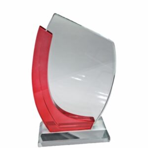 RED PEAK GLASS TROPHY 210MM