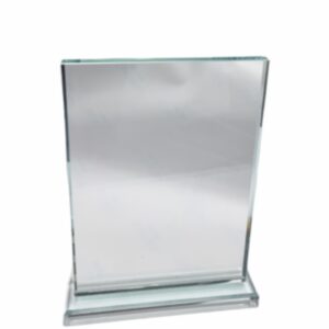 RECTANGLE GLASS TROPHY 200MM
